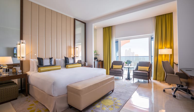 Rixos Marina Abu Dhabi - Premium Room Corniche View with Balcony King Bed